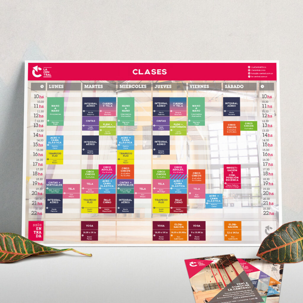 Grilla La Central de Rampa Estudio