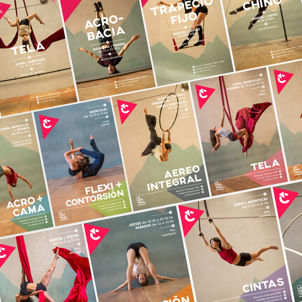 Flyers La Central de Rampa Estudio